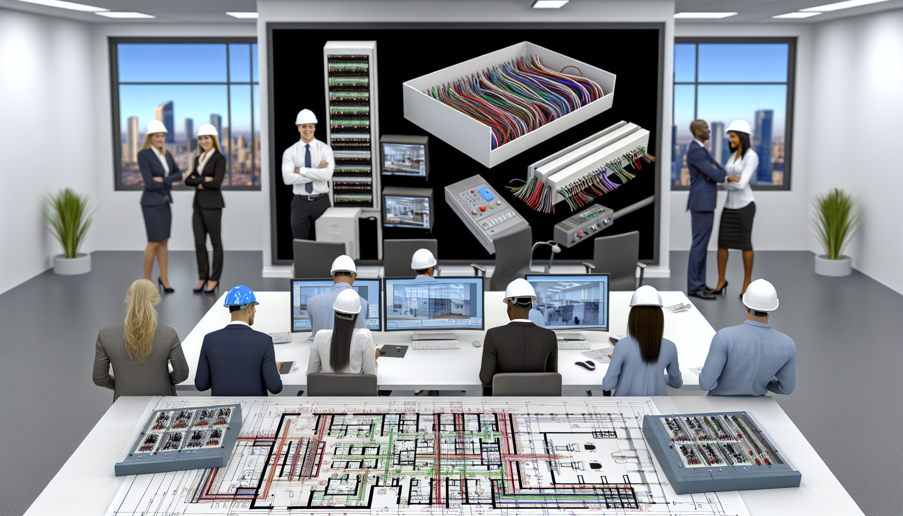 Schemat podłączenia instalacji elektrycznej