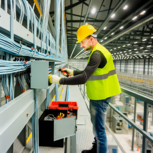 Montaż instalacji elektrycznych w obiektach przemysłowych