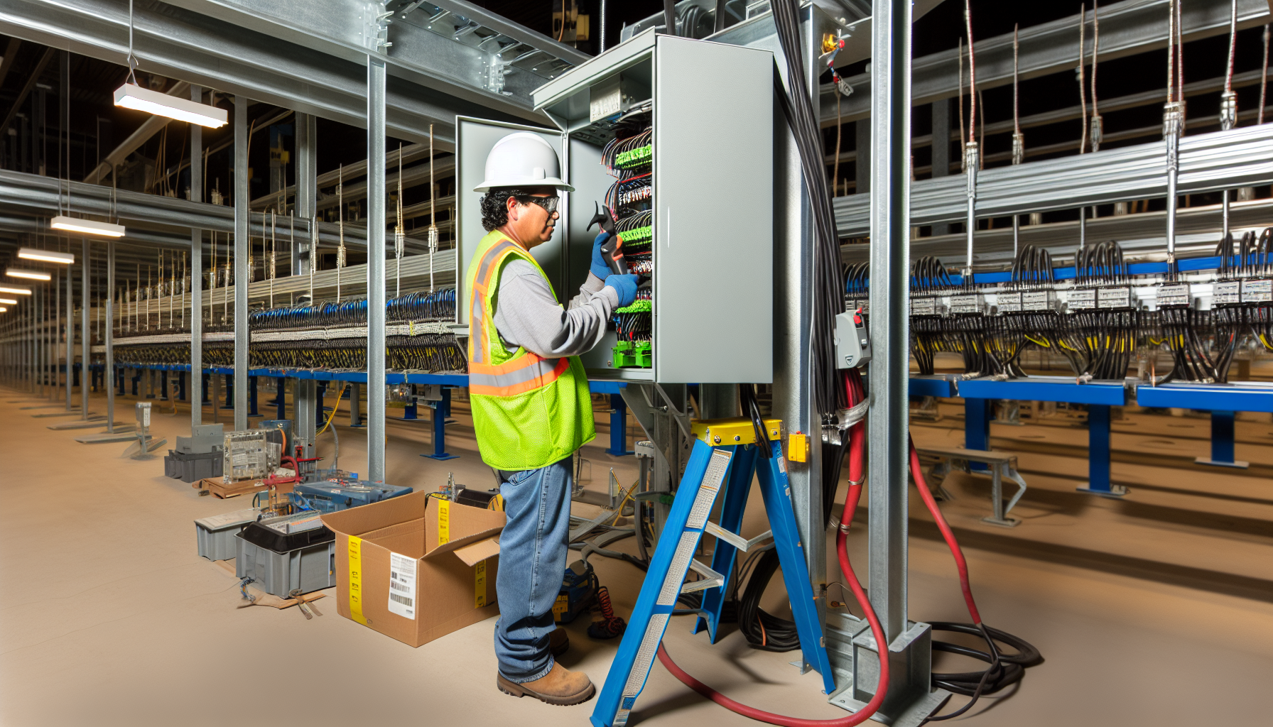 Instalacja elektryczna w zakładzie przemysłowym